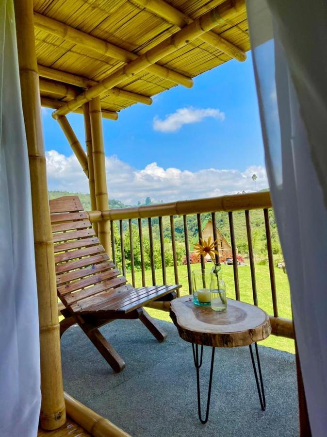 Glamping La Herradura Santa Rosa de Cabal Exterior foto