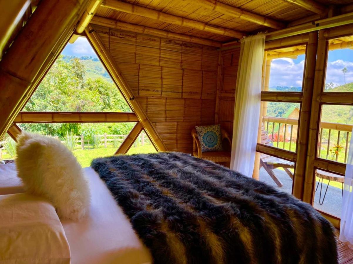 Glamping La Herradura Santa Rosa de Cabal Exterior foto