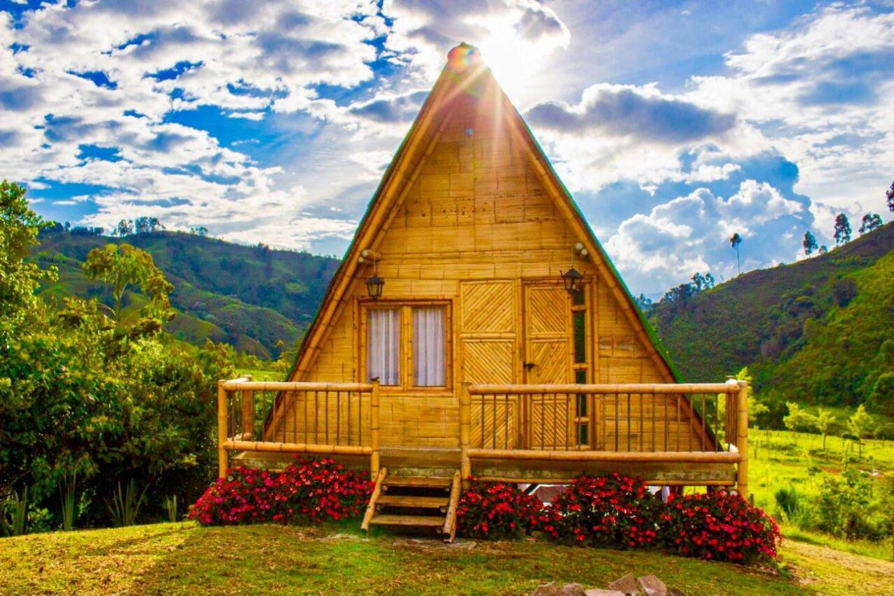 Glamping La Herradura Santa Rosa de Cabal Exterior foto