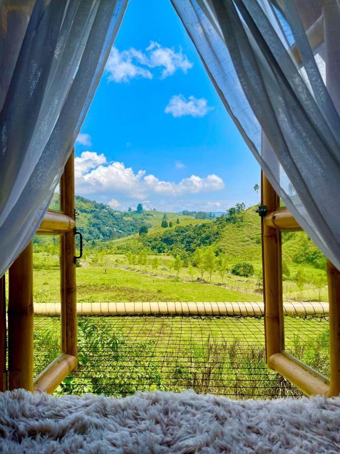 Glamping La Herradura Santa Rosa de Cabal Exterior foto