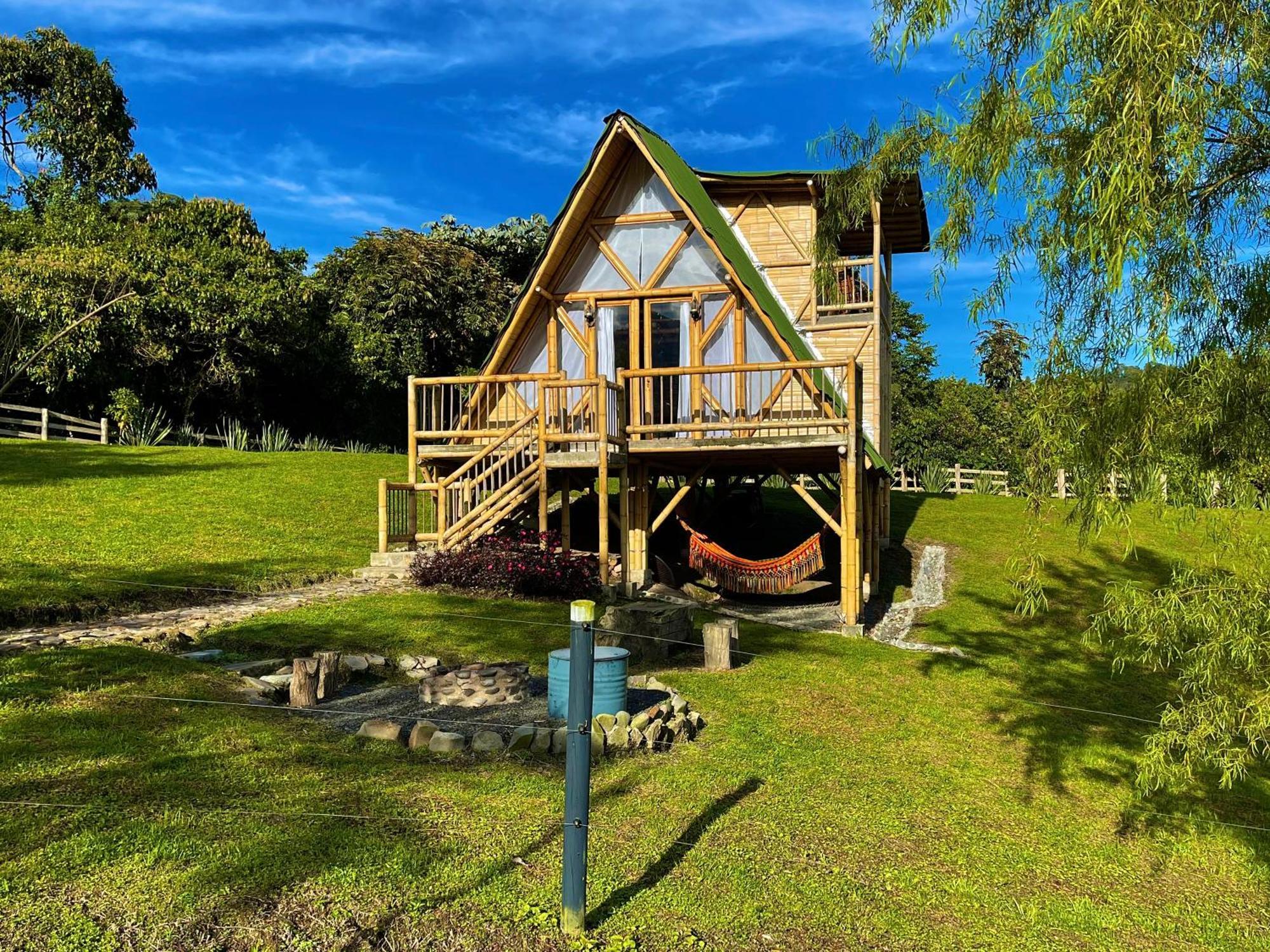 Glamping La Herradura Santa Rosa de Cabal Exterior foto