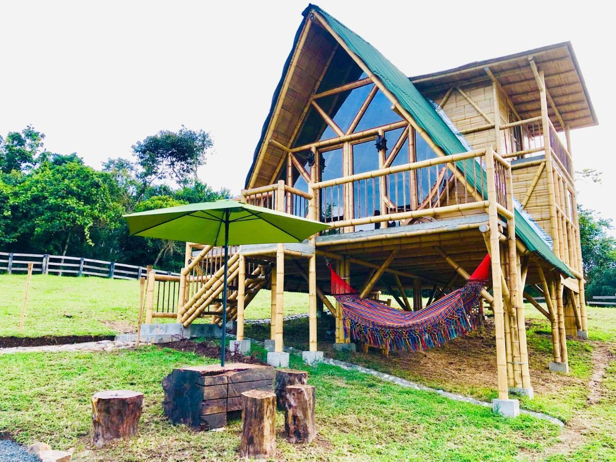 Glamping La Herradura Santa Rosa de Cabal Exterior foto